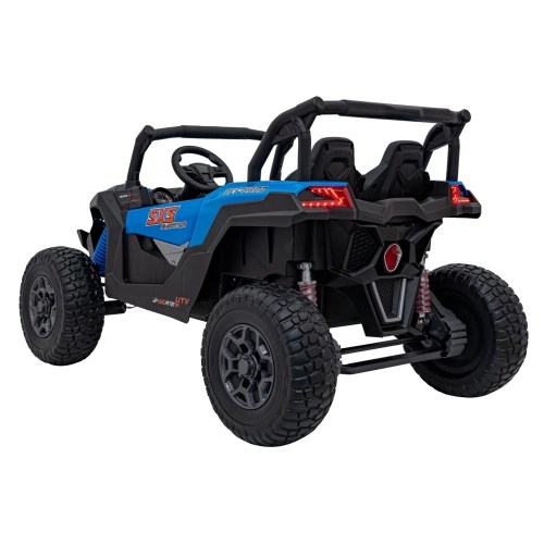 Duży Buggy dla dzieci UTV X3 Off-Road 2-osobowy 4 x 200W Niebieski BBH-028.NIE